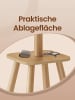 VASAGLE Garderobenständer Andi in Beige - (B)33.6 x (H)175.8 x (T)33.6 cm
