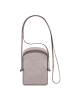 DuDu Colorful Minorca Handytasche Leder 12 cm in silber