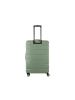 Franky 75er Spinner Dehnfalte ABS13 Hartschalenkoffer mit TSA-Schloss in green II