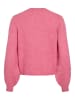 Vila Modischer Strick-Cardigan mit Knopfleiste und Rippbündchen漏 in Pink