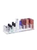 relaxdays Make Up Organizer in Transparent - (B)25,5 x (H)5 x (T)9 cm