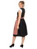 Gwandler Midi Dirndl SYLVI in schwarz