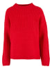Noisy may Noisy may NMNYLA L/S LOOSE HIGH NECK KNIT FWD DD in racing red