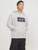 Jack & Jones Kapuzenpullover in White Melange