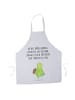 Mr. & Mrs. Panda Schürze Schildkröte Pfeifen mit Spruch in Weiß