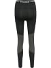 Hummel Hummel Leggings Hmlmt Yoga Damen Atmungsaktiv Feuchtigkeitsabsorbierenden Nahtlosen in BLACK MELANGE