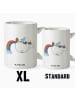 Mr. & Mrs. Panda XL Tasse Einhorn Fliegendes Pferd ohne Spruch in Weiß