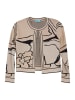 TOOCHE Jacke & Mantel "Cardigan Muster" in beige