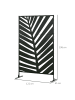 Outsunny Sichtschutz,122L x 45B x 198H cm,Schwarz