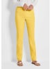 GOLDNER Kurzgröße:  Schlupfhose CARLA in Super-Stretch in gelb