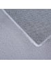 KADIMA DESIGN Teppich Kurzflor Waschbar Einfarbig NECKAR Strapazierfähig OEKO-TEX in Silber