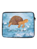 Mr. & Mrs. Panda Notebook Tasche Schildkröte MHerzieren mit Spruch in OZeichenanblue