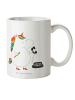 Mr. & Mrs. Panda Kindertasse Einhorn Sekretärin ohne Spruch in Weiß