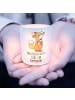 Mr. & Mrs. Panda Kerzenhalter Fuchs Kommunion mit Spruch in Transparent