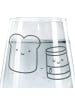 Mr. & Mrs. Panda Trinkglas Toast Marmelade ohne Spruch in Transparent
