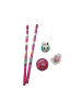 Gabby's Dollhouse Schreibwaren Set 5 teilig 2 Bleistifte 2 Radiergummis Anspitzer