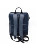 Jump Boston Rucksack 39 cm Leder Laptopfach in blue