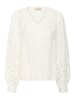 Cream Langarm-Bluse CRTina Relaxed fit in Snow White