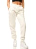 DAILY COTTON Jogginghose - im Straight-Fit als Lange Trainingshose Sweatpants in Weiß