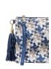 faina Women Shoulder Bag in White Blue