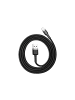 Wisam® Baseus QC3.0 2.4A Schnell-Ladekabel Lightning Kabel 2,4A 1m schwarz