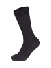 camano Socken comfort fine rib 3er Pack anthracite melange