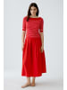 Oui Pullover in red rose