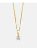 Diamant L'éternel Halskette aus 375 Gelbgold mit 0.03 Karat Diamant