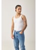 SNOCKS Tanktop aus Bio-Baumwolle Weiß 2 Stück