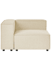 Beliani Sofaelement APRICA in Beige/Schwarz - (W) 119 x (H) 68 x (L) 119 cm