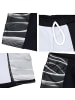 Aquarti Jungen Schwimmhose Kontrastfarbige Einsätze in schwarz/grau
