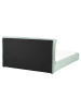 Beliani Doppelbett BAJONNA in Grün/Schwarz - (W) 180 x (H) 94 x (L) 235 cm