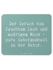 Mr. & Mrs. Panda Mauspad Spruch Geborgenheit in der Natur mit Sp... in Meeresbrise