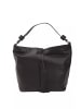 Pompei Donatella Schwarz Leder Damen Schulter Tasche