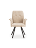 CALICOSY 2er-Set Sessel MERY  in Beige  - (W) 62  x (H) 47  x (L) 60  cm