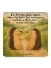 Mr. & Mrs. Panda Glasuntersetzer Igel Liebe Design mit Spruch in Weiß