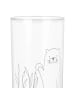 Mr. & Mrs. Panda Wasserglas Otter Stein ohne Spruch in Transparent