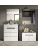 Inn.Furn Garderoben-Set 5-teilig in weiß, grau 175 cm, Kombination mit Soft-Close