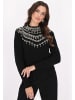 faina Damen Pullover in Schwarz