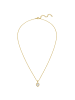 Rafaela Donata Halskette Herz aus Sterling Silber mit Zirkonia in gelbgold