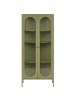 Beliani Vitrine FOXTON in Grün - (W) 80 x (H) 181 x (L) 35 cm