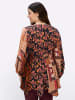 sheego by Joe Browns Tunika in schwarz-rostrot-gemustert