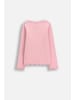 Coccodrillo Geripptes langarmshirt in rosa