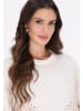 faina Damen Kleid in Wollweiss Beige