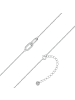Glanzstücke München Kette aus Sterling Silber mit Zirkonia in silber