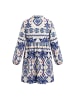 usha FESTIVAL Women Dress in Multicolor Blue