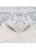 Pergamon Designer Teppich Tawira Vintage Klassik in Blau Creme