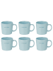Butlers Tasse GOOD VIBES 6er-Set in Blau
