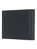 oxmox Leather Geldbörse RFID Schutz Leder 11 cm schwarz-freedom cross