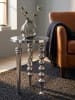 KADIMA DESIGN Beistelltisch 44x44x63 cm Aluminium mit drei verschiedenen Beinen,